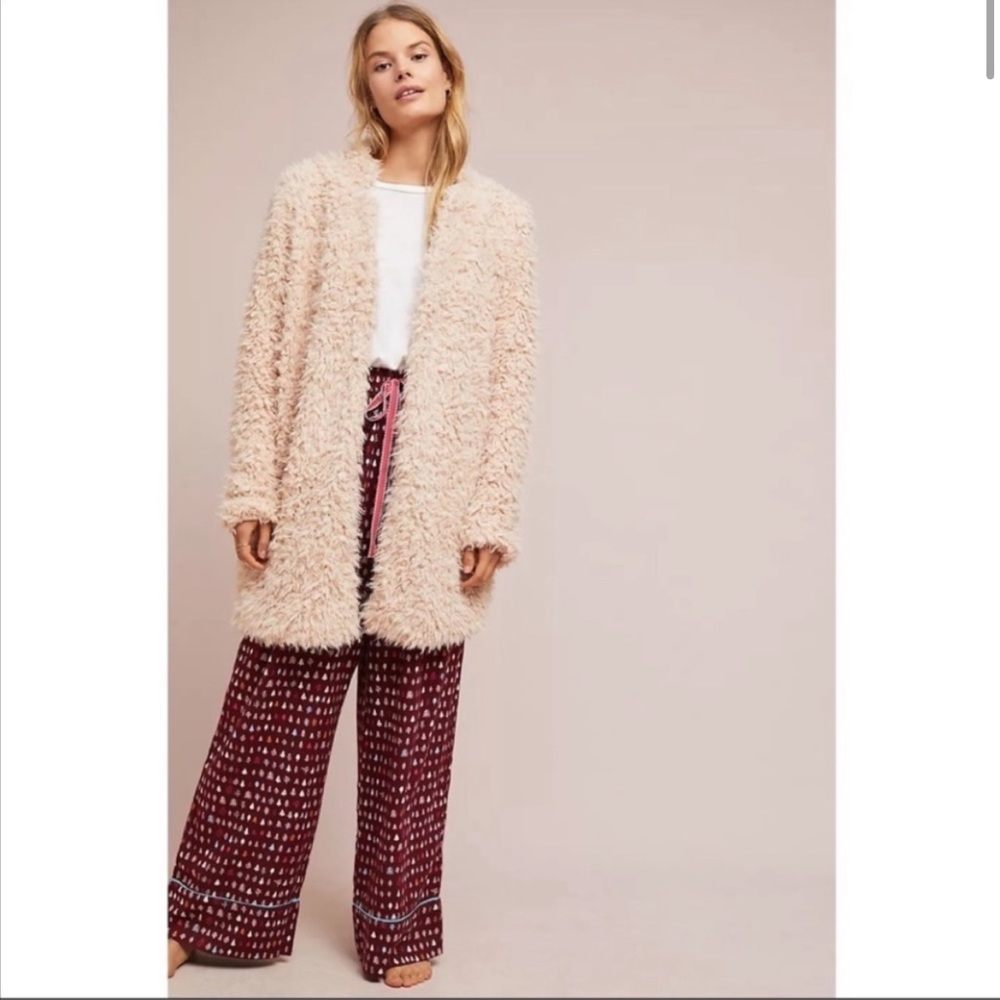Bishop + Young Anthropologie Faux fur sweater